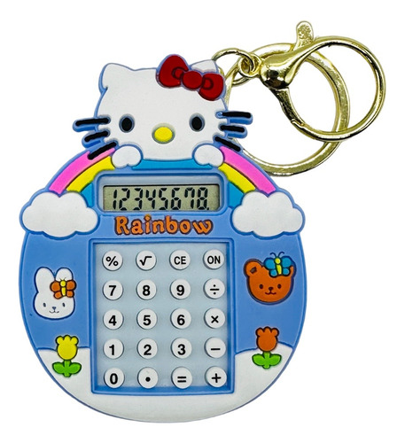 Calculadora Mini 8x6 Kitty Apto Para Tens Y Estudiantes