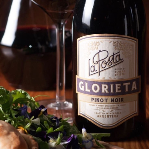 Imagen 3 de 10 de Vino La Posta Glorieta Pinot Noir 750ml. - Envíos