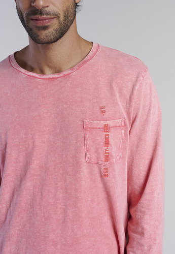 Polera Ml Proceso Fresno Rojo Ss2025 Ferouch