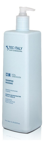 Shampoo Massimo Tec Italy 1l  Para Cabello Sobreprocesado
