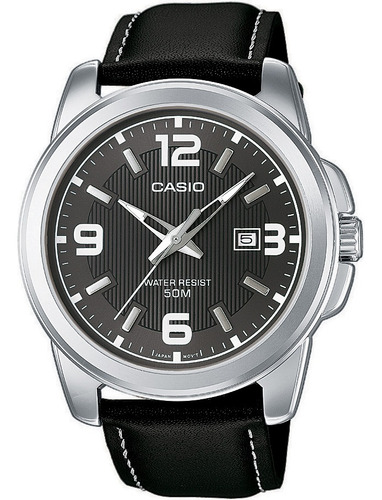 Reloj Casio Mtp-1314 Hombre Cuero Calendario 100% Original 