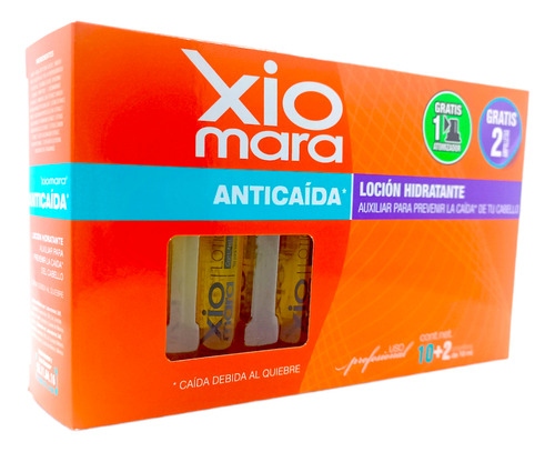 Xiomara Anticaída Ampolleta Capilar Unisex 12pzazx10ml