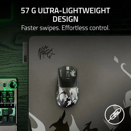 Mouse Razer Deathadder V4 Pro Niko Edition Wireless 56g 45k Cinza