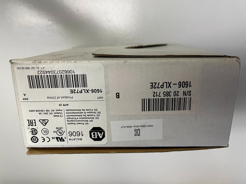 Fuente De Poder Allen Bradley 1606-xlp72e 