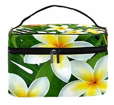 Bolsas Y Estuches - Leveis White Plumeria With Leaves On Dia