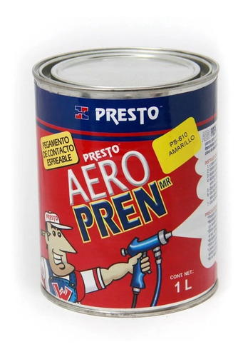 Presto 2 Pz Pegamento Aerosol Ps610 Lam. Plas. Aeropren 1 Lt