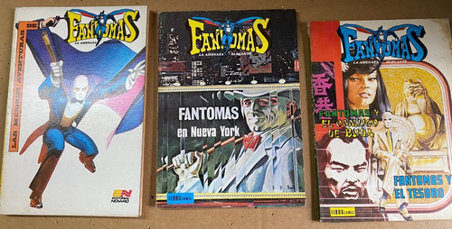 Fantomas, 3 Revistas, Historieta Novaro Lote Cr0418