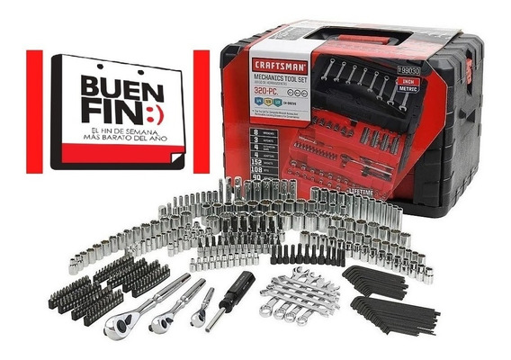 Autocle Craftsman 115 Piezas Herramientas | MercadoLibre ?