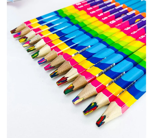 Lapis Cor Cis Multicor Jumbo Colorcis Multi Cores