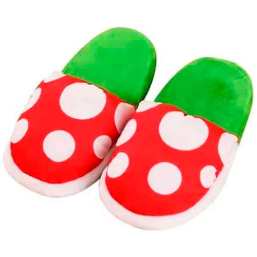 Imagen 2 de 6 de Pantuflas Planta Carnívora Mario Bros