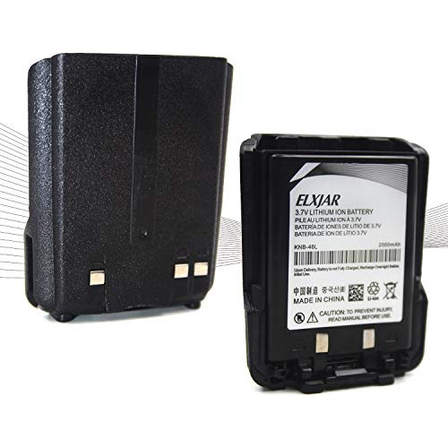 (paquete De 2) Batería Li-ion Knb46l De 3.7v Y 2000mah...