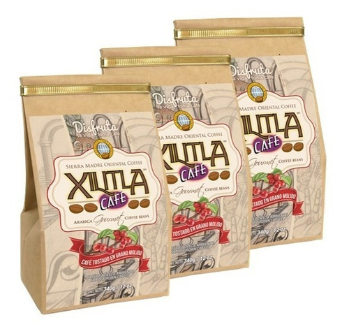 Imagen 1 de 5 de Café De Finca 3pack De 12oz/340g C/u Xilitla Café