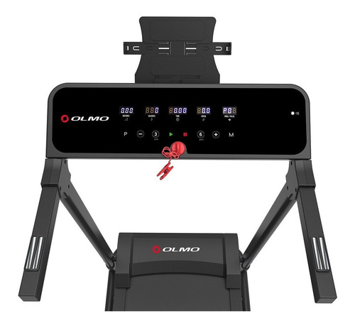 Imagen 6 de 6 de Cinta de correr eléctrica Olmo T-150 220V color negro