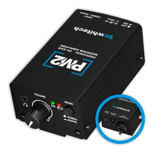 Amplificador De Fone Pm2 ( Xlr + P10 ) - Whitech