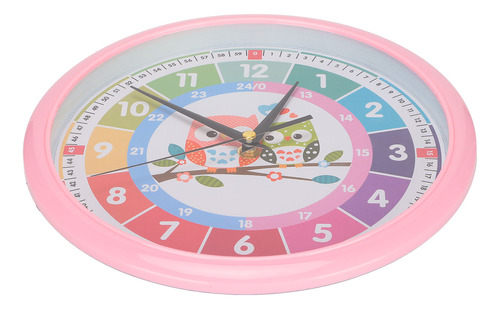 Reloj De Pared Para Dormitorio Infantil De Plástico Con Dibu