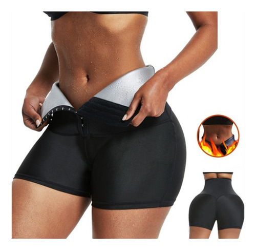 Slim High Waist Sauna Effect Workout Shorts