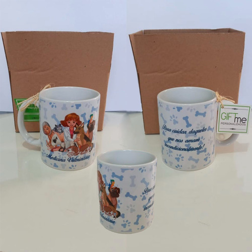 Caneca Personalizada Medicina Veterinária - Profissões