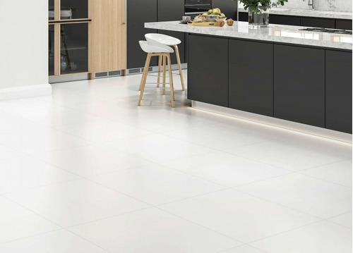 Eu Porcelanato Blanco Mate 60x1.20 Rectificado Pared Piso 