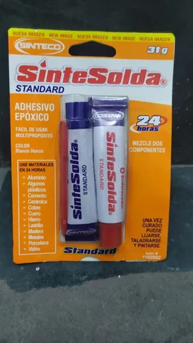Adhesivo Epóxico Sintesolda Standar 24 Horas 31g