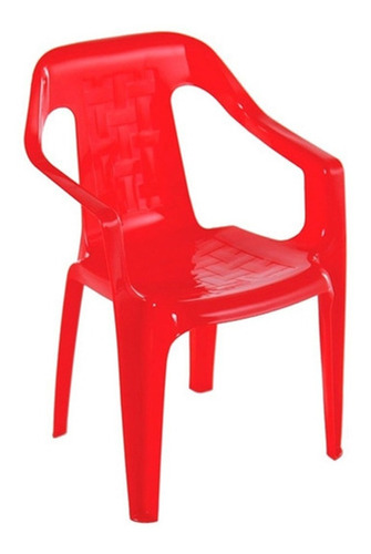 Silla Plástica Infantil Estrella Roja Rimax