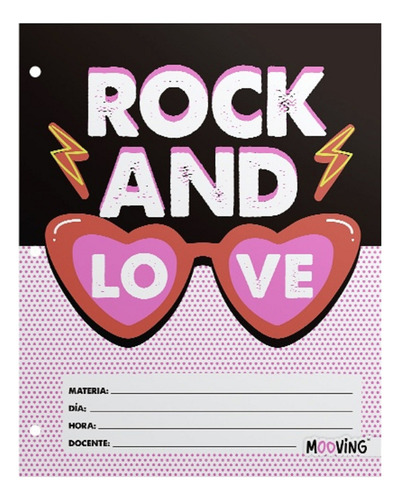 Separador De Materia Escolar Rocker No3 Mooving X 6