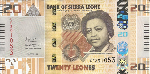 Sierra Leona 20 Leones