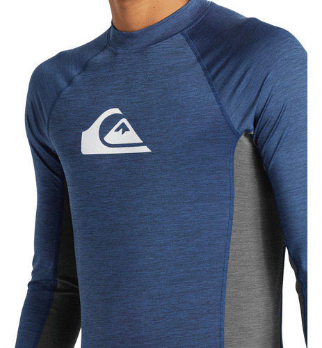 Rashguard Quiksilver Playa Hombre Aqywr03142-bylh Azul