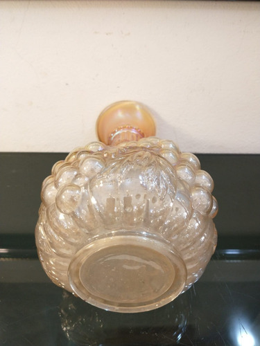 Antiguo Botellón Decantador De Vino Carnival Glass