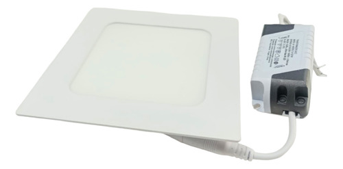 Panel Plafon Led Cuadrado De Embutir 6w Luz Neutra 12cmx12cm