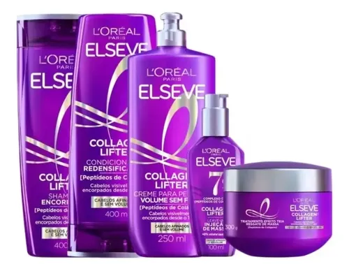 Kit Elseve Collagen Lifter com cinco produtos