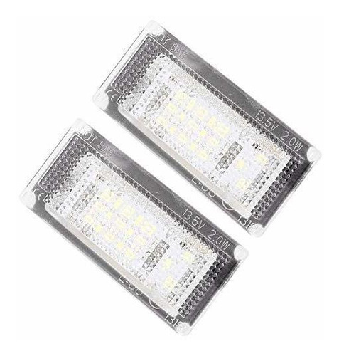 Par 12v 18 Smd Led Lámpara De Luz De Placa De Matrícu...