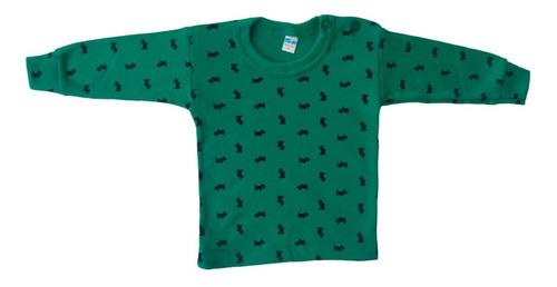 Imagen 4 de 5 de Playera Manga Larga 4 Piezas Talla 1,2,3 Años 100% Algodón P