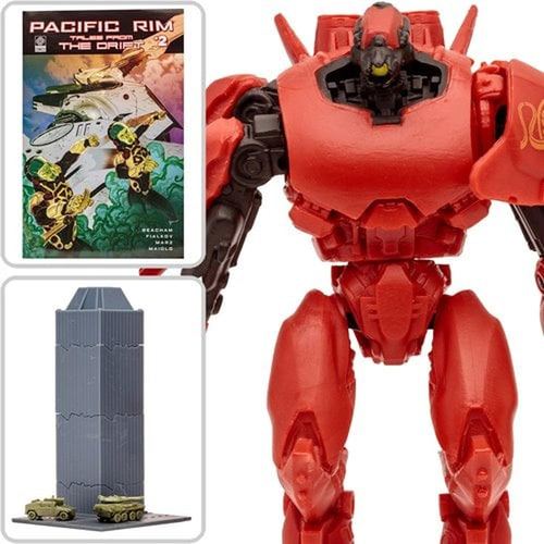 Mcfarlane: Titanes Del Pacifico Crimson Typhoon Figura/comic