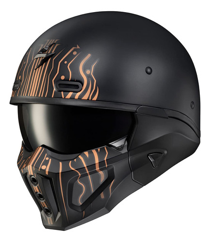 Scorpionexo Covert X - Casco De Motocicleta Con Cara Abierta