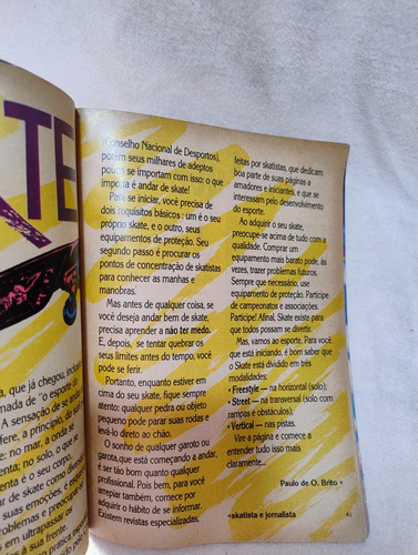 Gibi Hq Almanaque Skate Mania Em Quadrinhos N° 1 - Editora Abril (Usado)
