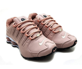 tenis nike shox nz rosa