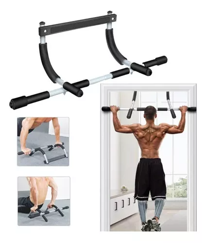 Barra De Dominadas Ajustable Para Puertas Gimnasio En Casa Ejercicio Pull  Up Bar con Ofertas en Carrefour