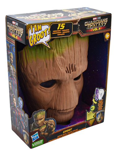 Marvel Guardians Of The Galaxy Groot Mascara Habla Hasbro Cf