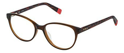 Montura - Eyeglasses Furla Vfu 077 Brown 0g73