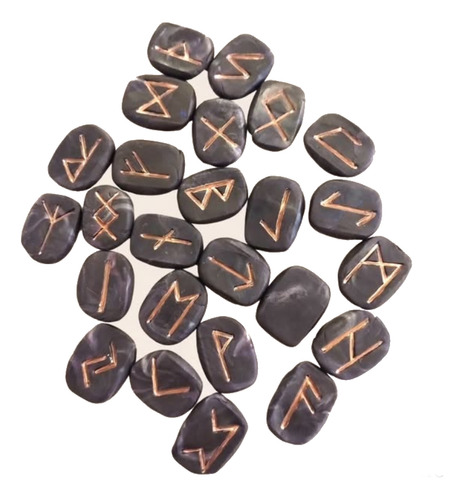 Runas Futhark Artesanales + Runa De Odin + Manual Pdf