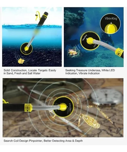 Detector Metales Pointer Scuba Sumergible 30mts Pi Iking 750