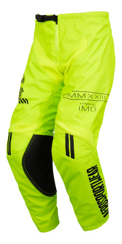 Calça Motocross Cross Asw Image Minimal 23 Amarelo