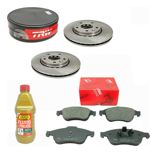 Kit Disco Pastilha Fluido Fluence 2011 2012 2013 1.6