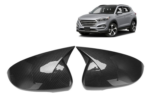 Carcasas De Espejos Para Hyundai Tucson 2016-2020 Fibra Carb