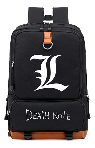 Mochila Periférica Anime Death Notes Death School Para Adole