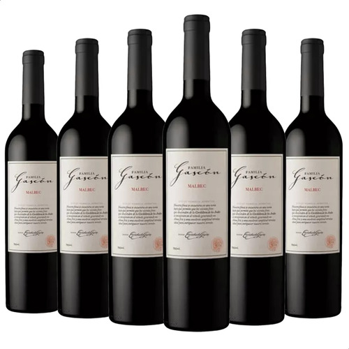 Vino Familia Gascon Malbec Tinto 750ml Caja X6 01almacen