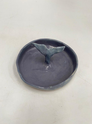 Plato Y Bowl De Cerámica De Ballena
