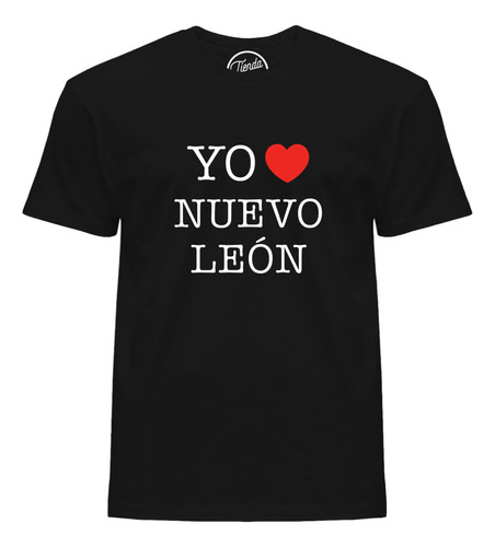 Playera Yo Amo Nuevo León Corazón Souvenir T-shirt