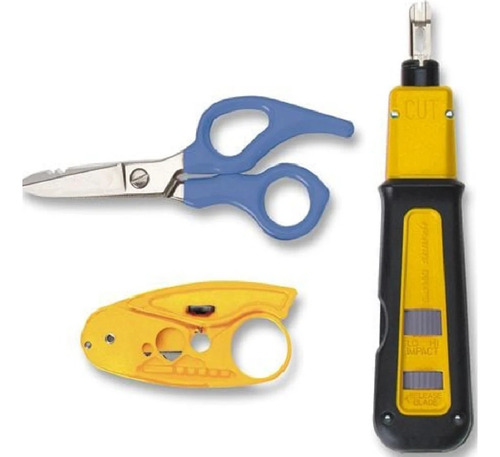 Kit Herramientas Pro-tools Utp Is50 P/ Inst Prof Redes Y Tel Azul