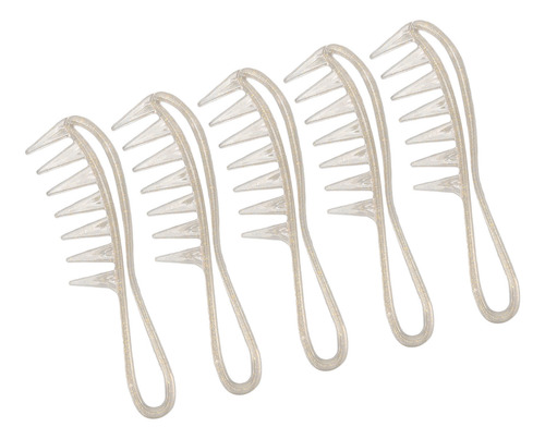 Peine Para Desenredar El Cabello, 10 Piezas, Mango Ergonómic